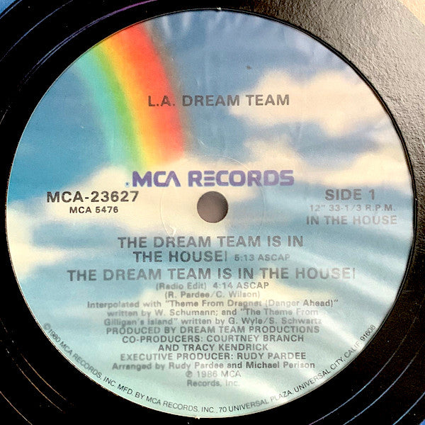 L.A. Dream Team : The Dream Team Is In The House! (12", Glo)