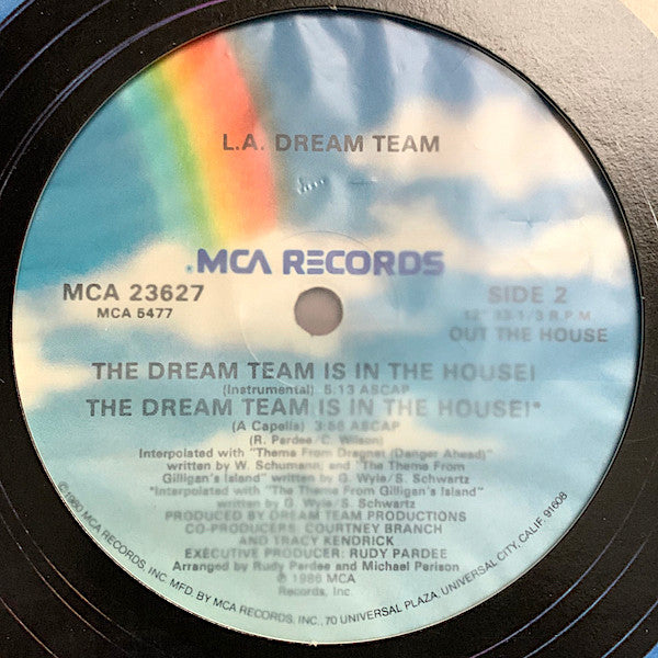L.A. Dream Team : The Dream Team Is In The House! (12", Glo)