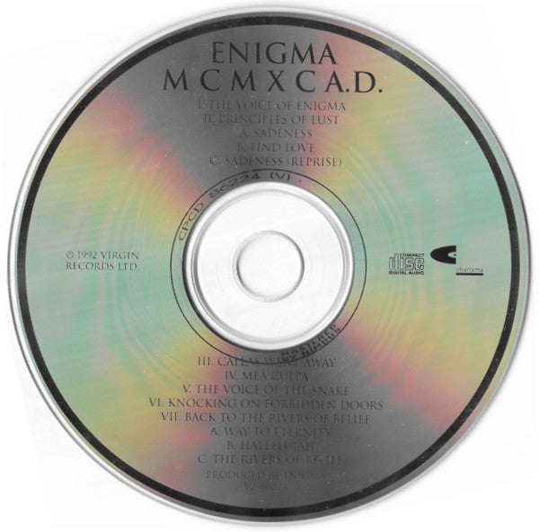 Enigma : M C M X C      a. D. (CD, Album, RE)