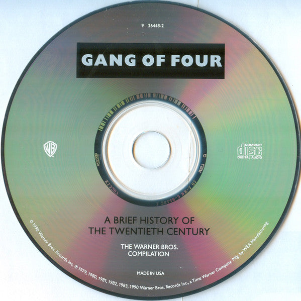 Gang Of Four : A Brief History Of The Twentieth Century (CD, Comp, RE)