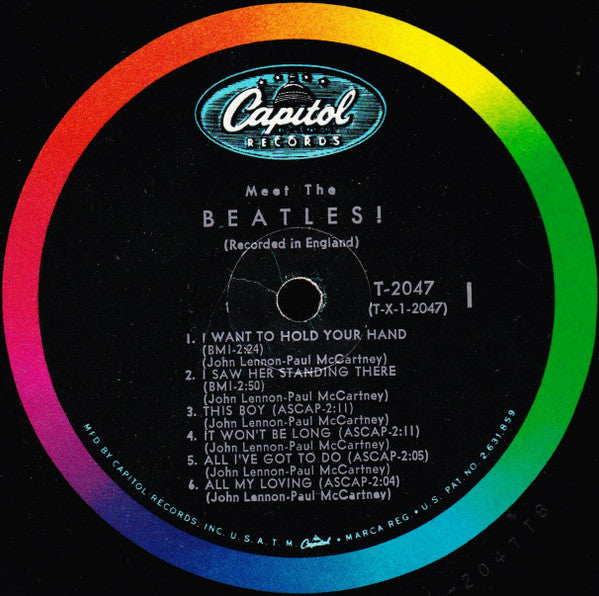 The Beatles : Meet The Beatles! (LP, Album, Mono, Glo)