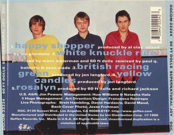 60ft Dolls : Supernatural Joy (CD, Maxi, Comp)