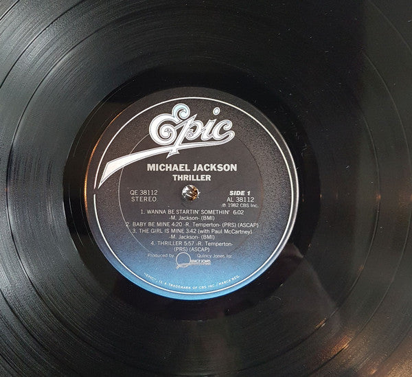 Michael Jackson : Thriller (LP, Album, Pit)