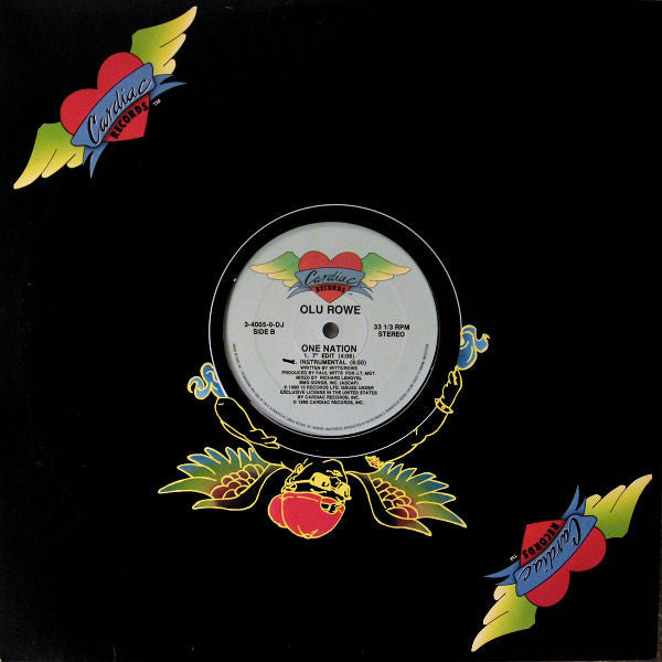 Olu Rowe : One Nation (12", Promo)
