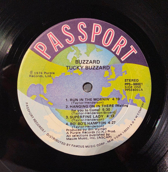 Tucky Buzzard : Buzzard! (LP, Album, Son)