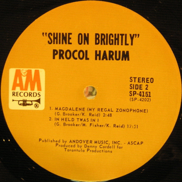Procol Harum : Shine On Brightly (LP, Album, Pit)