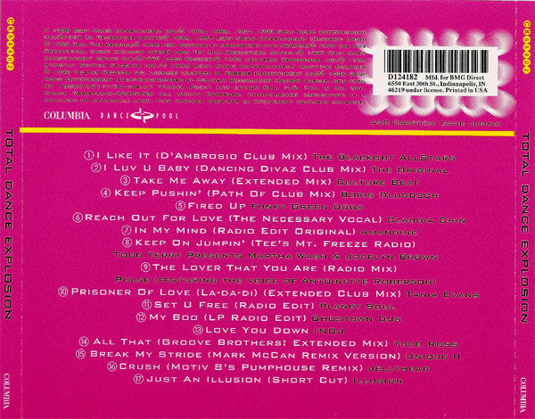 Various : Total Dance Explosion (CD, Mixed)