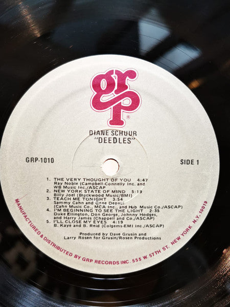 Diane Schuur : Deedles (LP, Album, ƐMW)