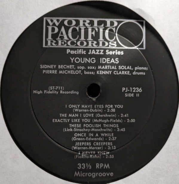 Sidney Bechet : Sidney Bechet Has Young Ideas (About 14 Great Standards) (LP, Album)