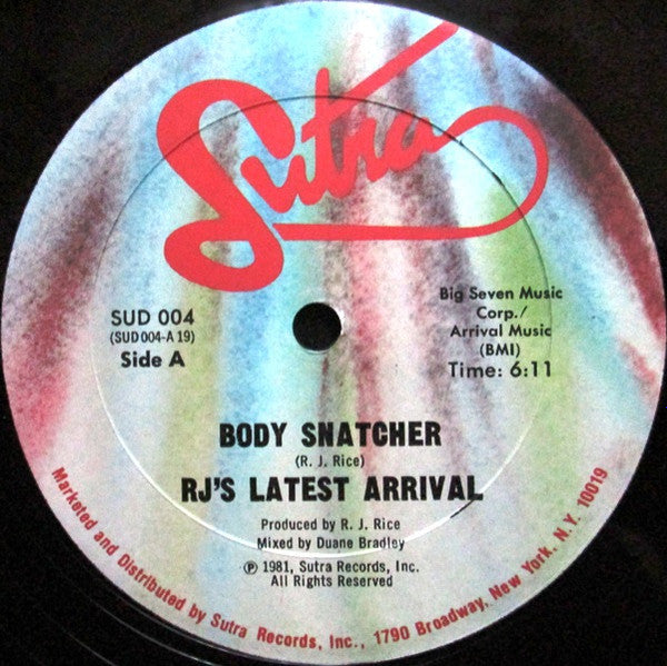R.J.'s Latest Arrival : Body Snatcher (12")