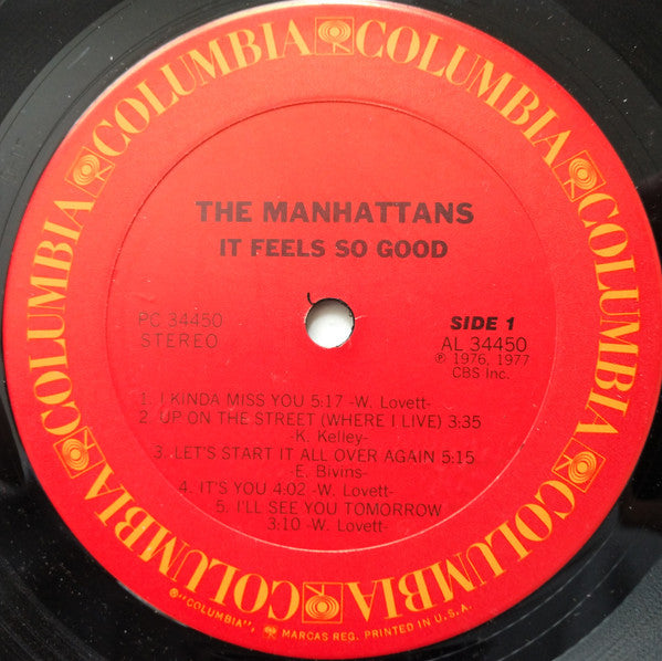 Manhattans : It Feels So Good (LP, Album, Ter)