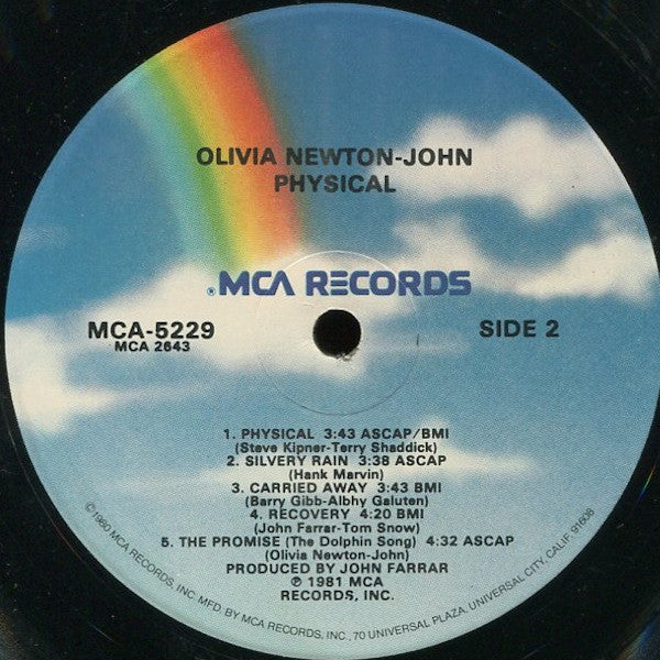 Olivia Newton-John : Physical (LP, Album, Glo)