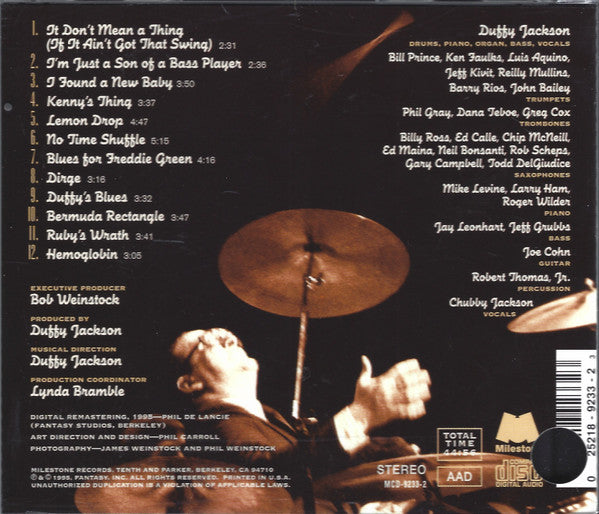 Duffy Jackson : Swing! Swing! Swing!  (CD, Album, Promo, RM)