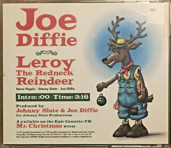 Joe Diffie : Leroy The Redneck Reindeer (CD, Single, Promo)