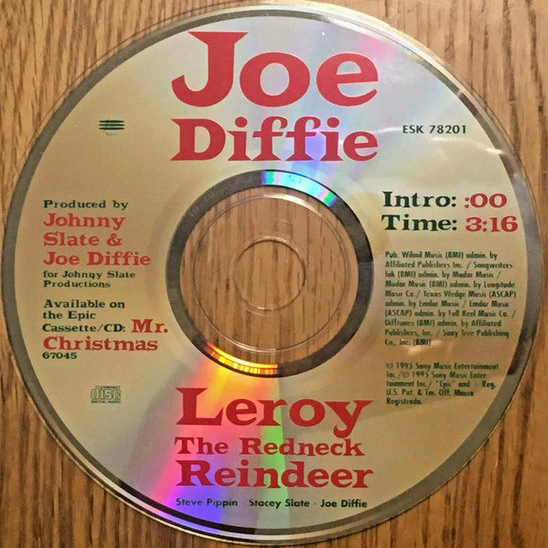 Joe Diffie : Leroy The Redneck Reindeer (CD, Single, Promo)