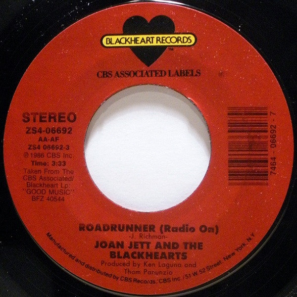 The Barbusters / Joan Jett & The Blackhearts : Light Of Day (7", Styrene)