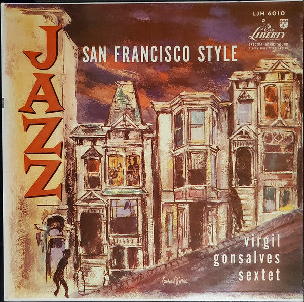 Virgil Gonsalves Sextet : Jazz San Francisco Style (LP, Album)