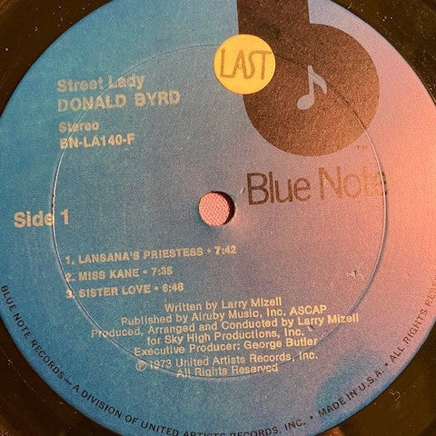 Donald Byrd : Street Lady (LP, Album, Gat)