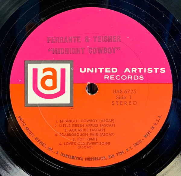 Ferrante & Teicher : Midnight Cowboy (LP, Album, All)