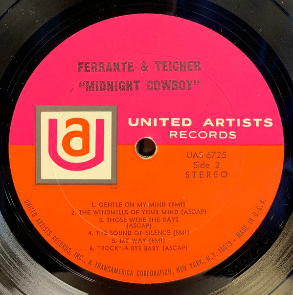 Ferrante & Teicher : Midnight Cowboy (LP, Album, All)