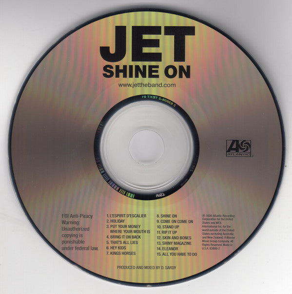 Jet (2) : Shine On (CD, Album, Dig)
