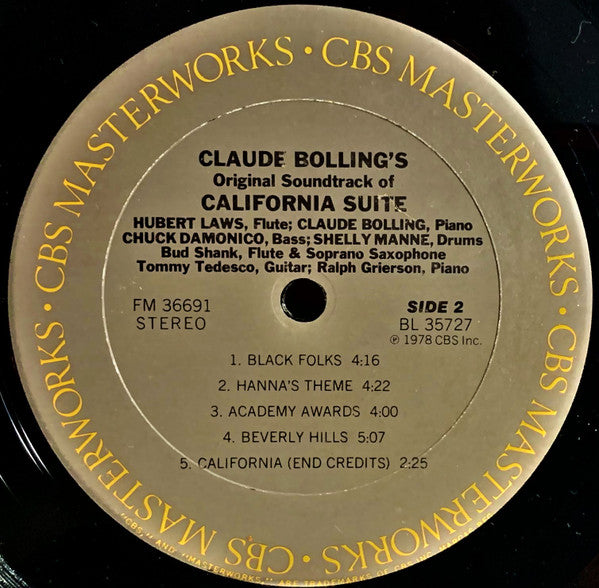 Claude Bolling / Hubert Laws : California Suite (LP, Album, RE)