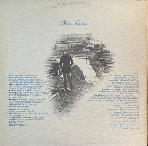 Eric Andersen (2) : Blue River (LP, Album, Pit)