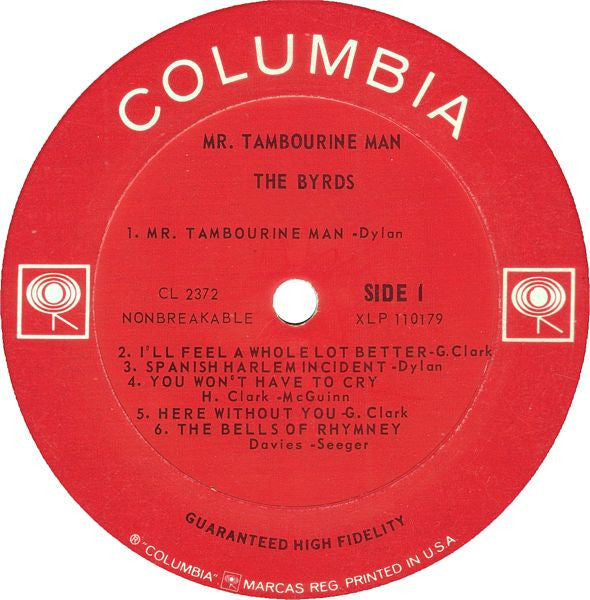 The Byrds : Mr. Tambourine Man (LP, Album, Mono)