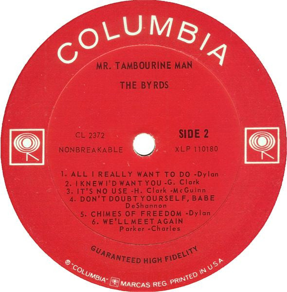 The Byrds : Mr. Tambourine Man (LP, Album, Mono)