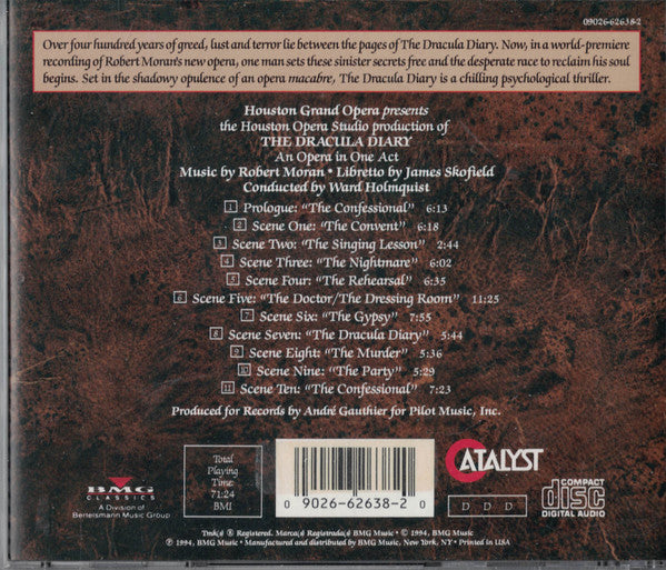 Robert Moran - James Skofield : The Dracula Diary (CD, Album)