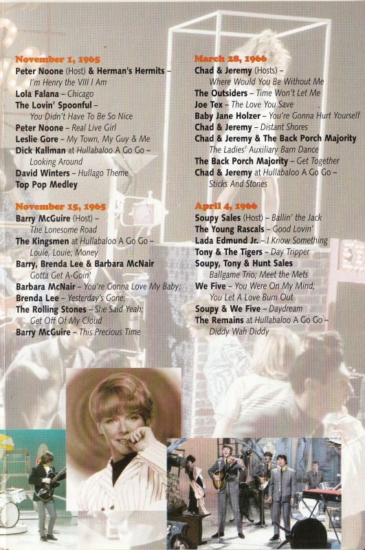 Various : Hullabaloo: A 1960s Music Flashback - Volumes 5-8 (DVD-V, Comp, NTSC)