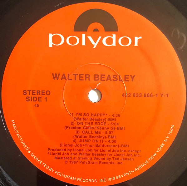 Walter Beasley : Walter Beasley (LP, Album, Spe)