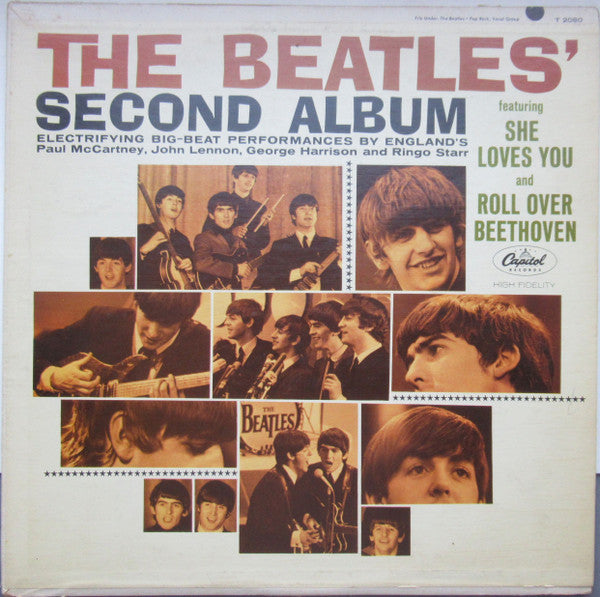 The Beatles : The Beatles' Second Album (LP, Album, Mono, Scr)