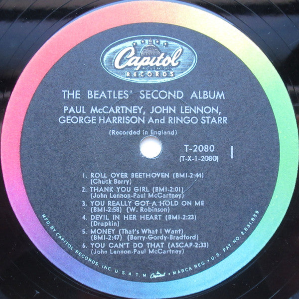 The Beatles : The Beatles' Second Album (LP, Album, Mono, Scr)