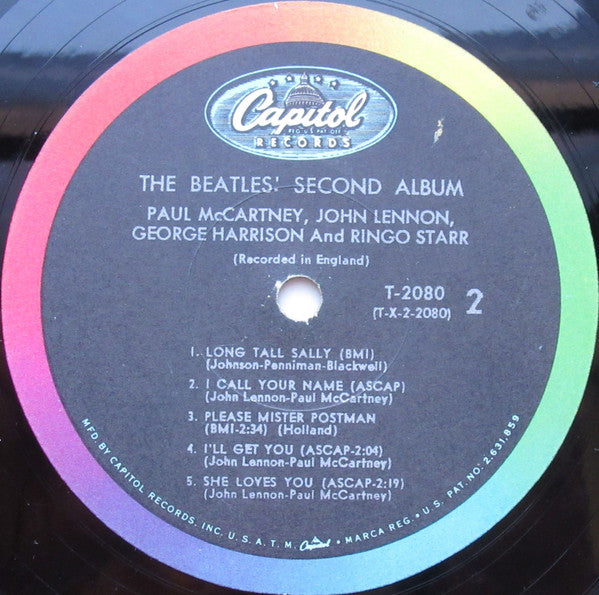 The Beatles : The Beatles' Second Album (LP, Album, Mono, Scr)