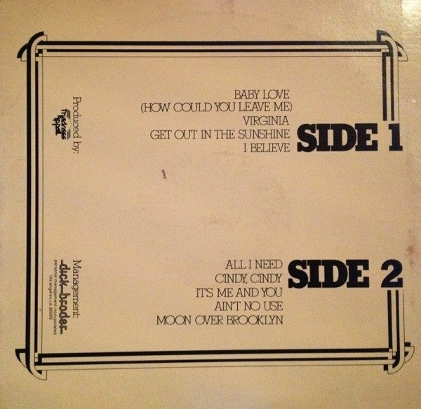 The Group With No Name : Moon Over Brooklyn (LP, Album, Promo)