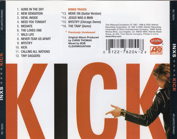INXS : Kick (CD, Album, RE, RM, WEA)