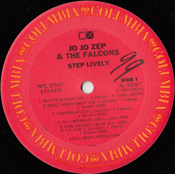 Jo Jo Zep And The Falcons : Step Lively (LP)