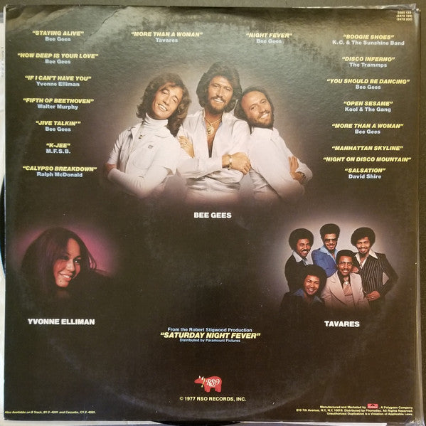 Various : Saturday Night Fever (The Original Movie Sound Track) (2xLP, Album, Comp, Ter)