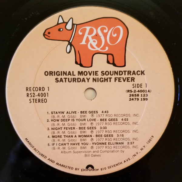 Various : Saturday Night Fever (The Original Movie Sound Track) (2xLP, Album, Comp, Ter)