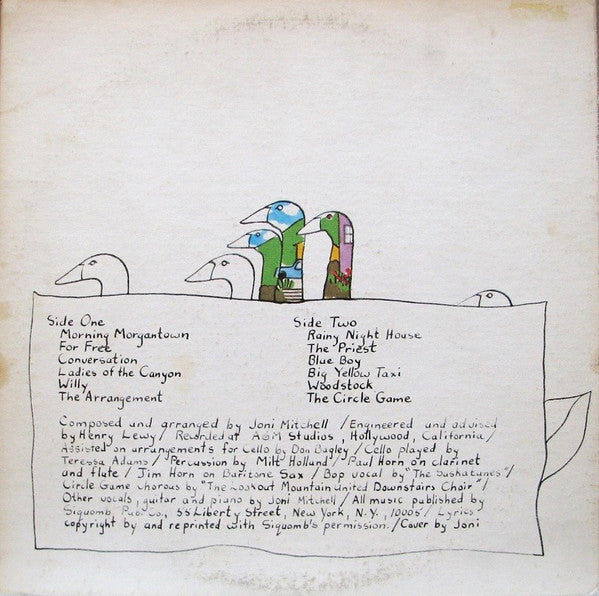 Joni Mitchell : Ladies Of The Canyon (LP, Album, RP, Jac)