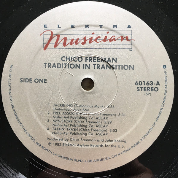 Chico Freeman : Tradition In Transition (LP, Album, Spe)