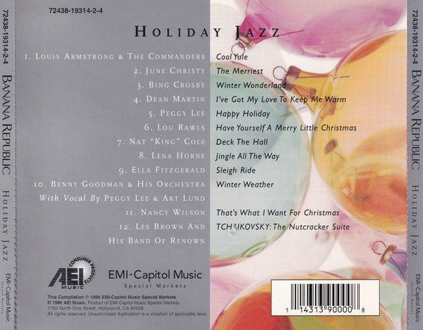 Various : Banana Republic - Holiday Jazz (CD, Comp)