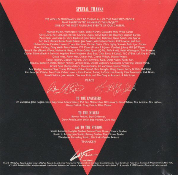 Various : Boomerang (Original Soundtrack Album) (CD, Album, Comp, Red)