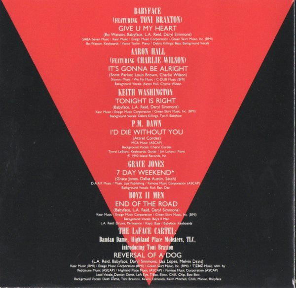 Various : Boomerang (Original Soundtrack Album) (CD, Album, Comp, Red)