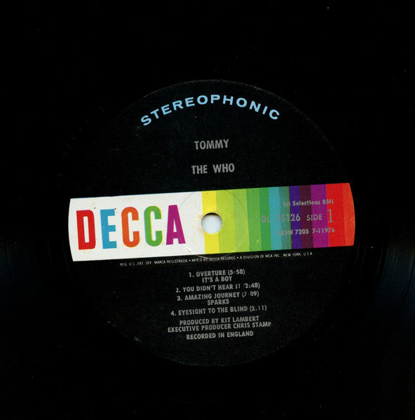 The Who : Tommy (2xLP, Album, Glo)