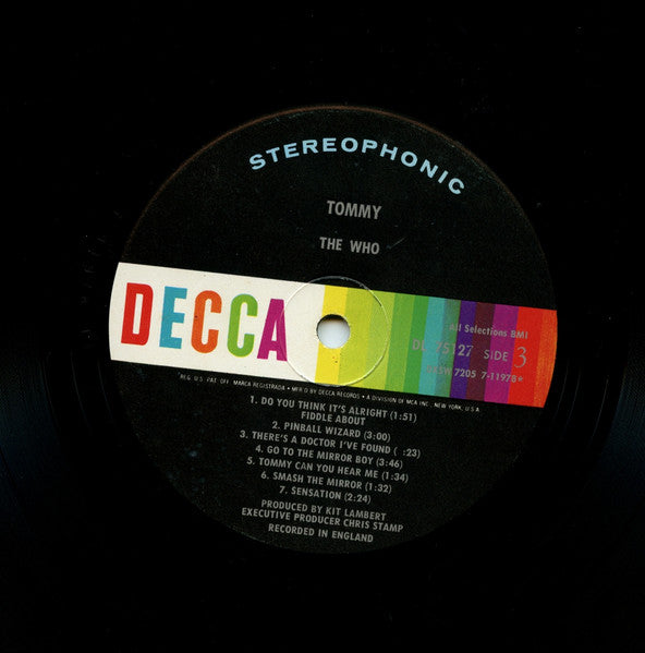 The Who : Tommy (2xLP, Album, Glo)