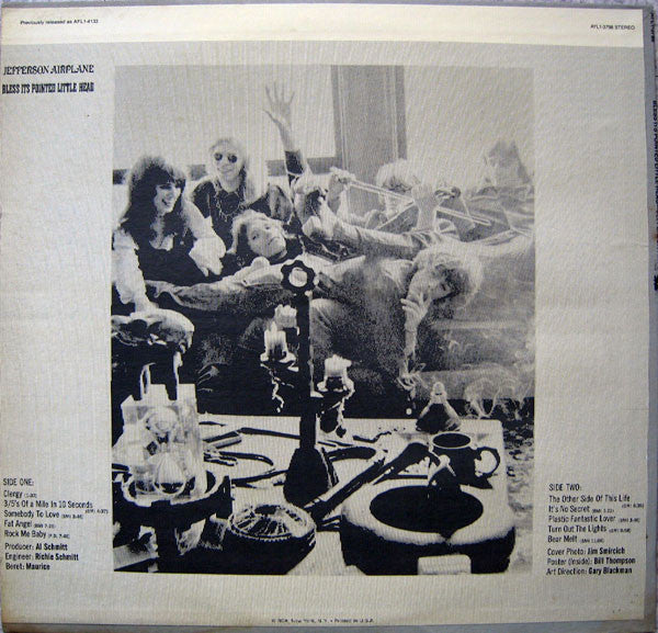 Jefferson Airplane : Bless Its Pointed Little Head (LP, Album, RE)