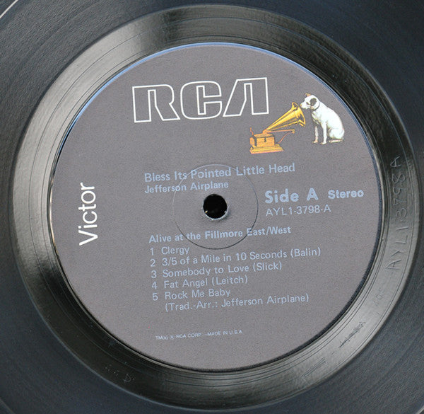 Jefferson Airplane : Bless Its Pointed Little Head (LP, Album, RE)