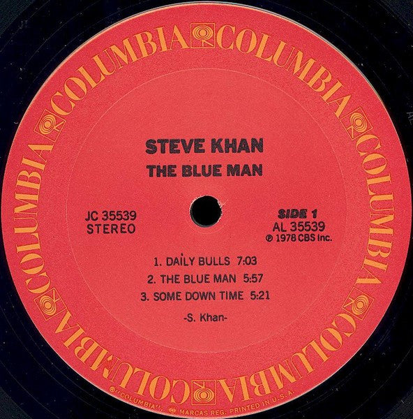Steve Khan : The Blue Man (LP, Album, Pit)